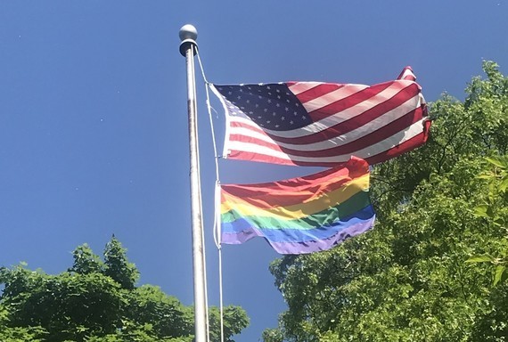 Pride Flag Civic Center