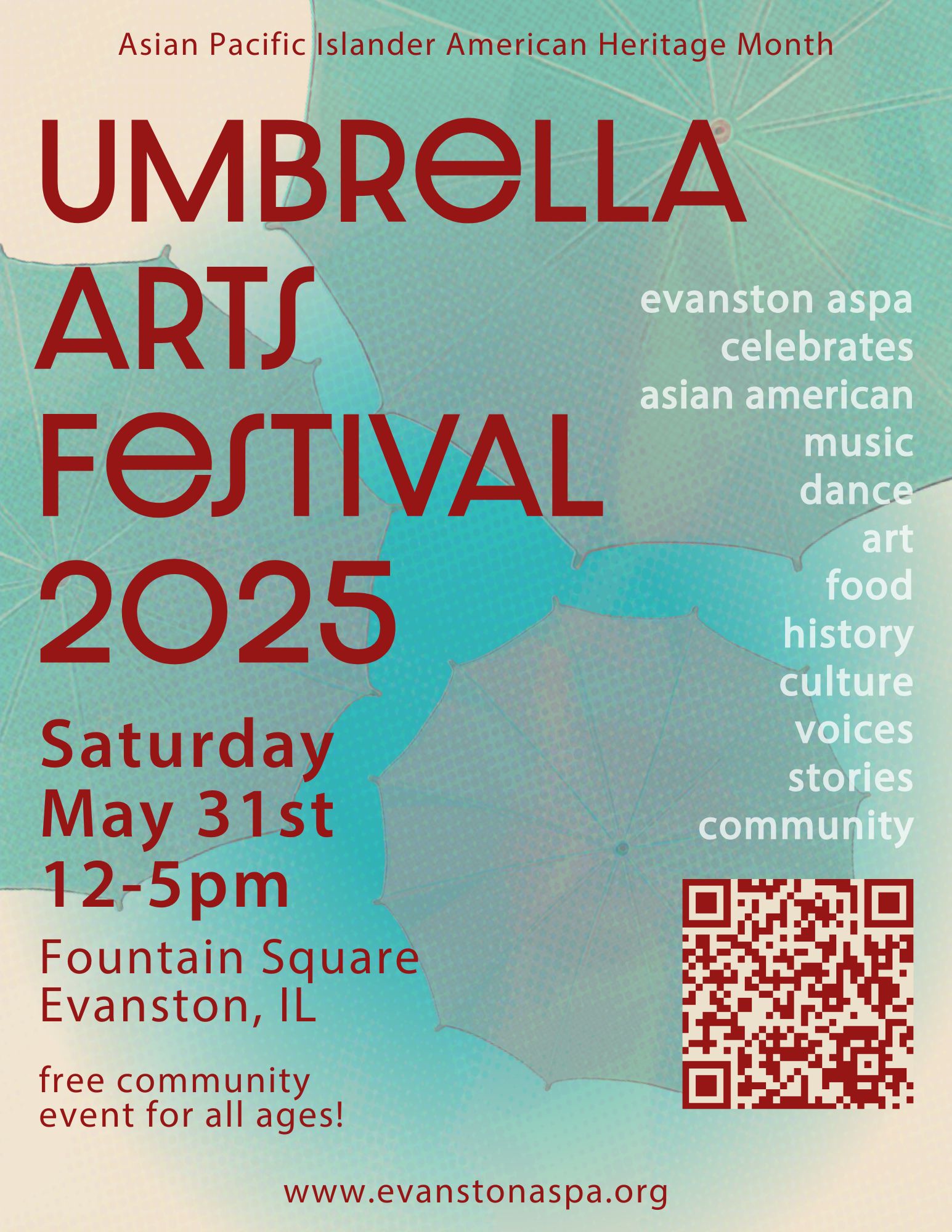 Umbrella Arts Festival Flyer 8.5X11