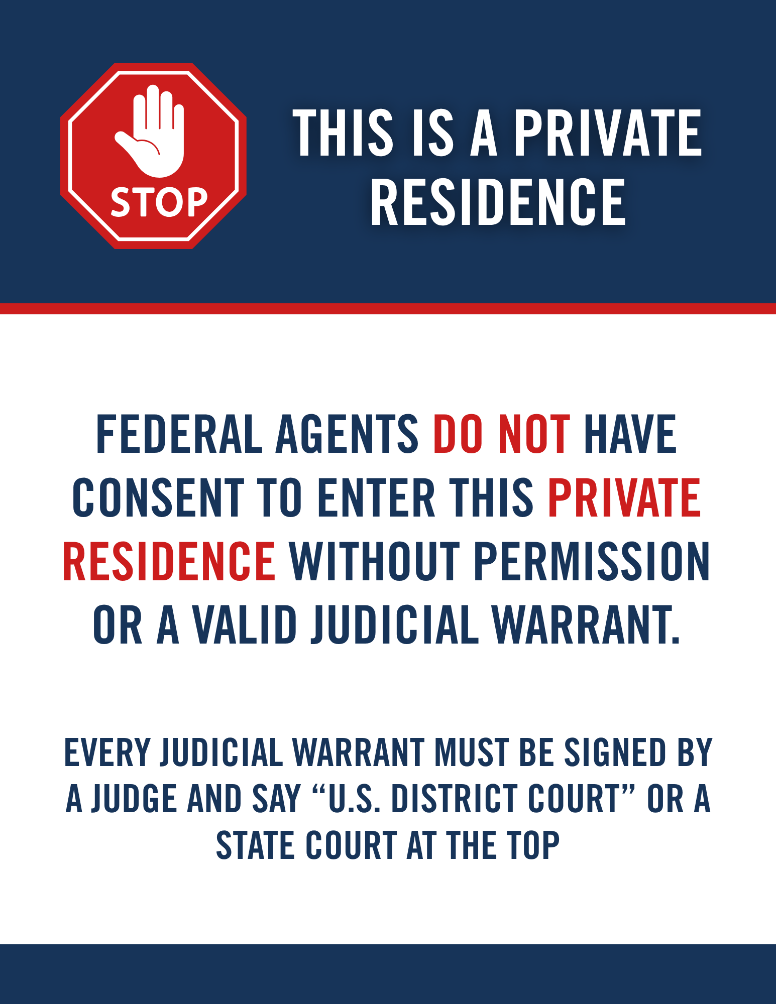 Private Residence_ICE Free Zones_8.5x11